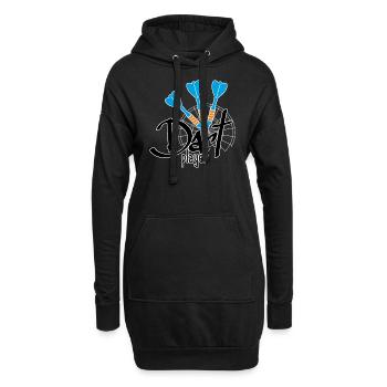 Sports Equipment 3 Darts Dart Player 2 - Hoodie-Kleid - Schwarz - Vorne