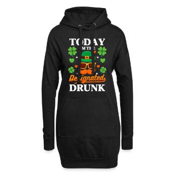 Bière de voyage Ireland Shamrock - Sweat-shirt à capuche long Femme - noir - Devant