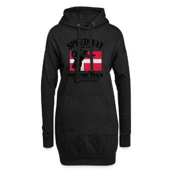 speedway - Denmark - Hoodie-Kleid - Schwarz - Vorne