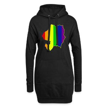 Wicklow Stolz - Hoodie-Kleid - Schwarz - Vorne