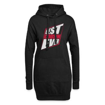 Citation du meilleur cousin de tous les temps - Sweat-shirt à capuche long Femme - noir - Devant