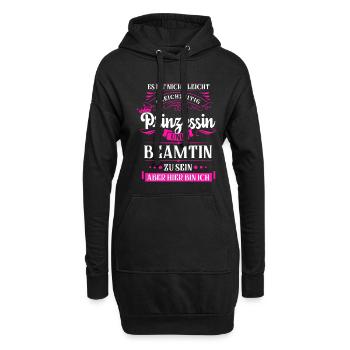 Beamter Beamte Beamtin Geschenk - Hoodie-Kleid - Schwarz - Vorne