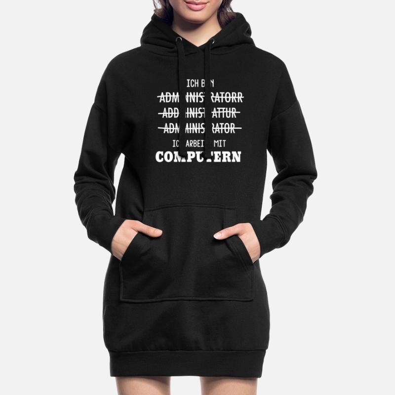 Admin Administrator Programmierer Geschenk Hoodie-Kleid