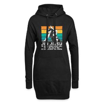 Grappling Brésilien JiuJitsu BJJ Cadeaux - Sweat-shirt à capuche long Femme - noir - Devant