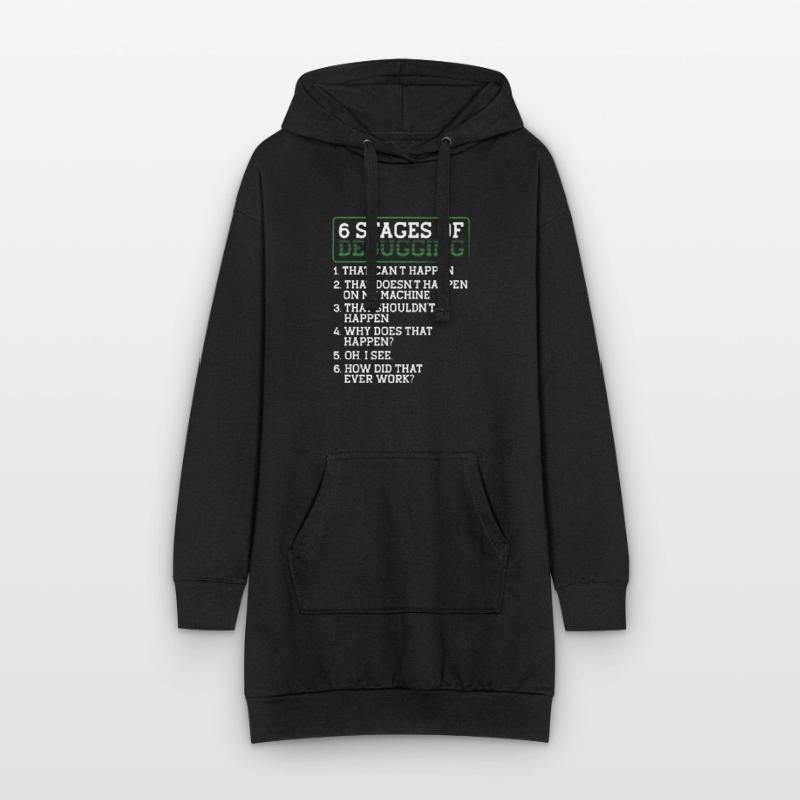 Programmieren Informatiker Coder Hoodie-Kleid