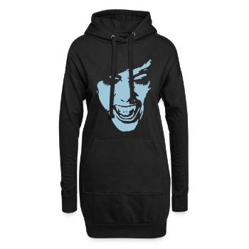 Vampire hug - Hoodie-Kleid - Schwarz - Vorne