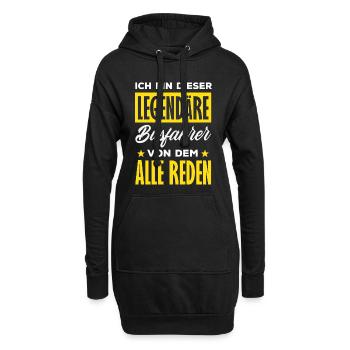 Legendärer Busfahrer Alle Reden - Hoodie-Kleid - Schwarz - Vorne
