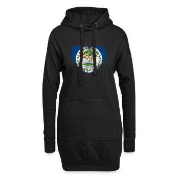 Belize - Hoodie-Kleid - Schwarz - Vorne