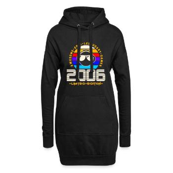 2006 - Hoodie-Kleid - Schwarz - Vorne