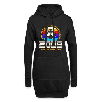 2009 - Hoodie Dress - black - Front