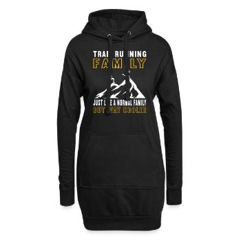 Trail Running Ultra Running Trail Running Extreme Running - Sweat-shirt à capuche long Femme - noir - Devant