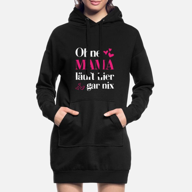 Mama Mutter Muttertag Muttertagsgeschenk Geschenk Hoodie-Kleid