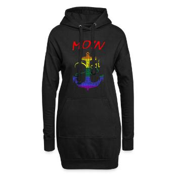 Anker Hamburg Diggi LGBTQ - Hoodie-Kleid - Schwarz - Vorne