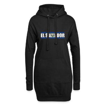 El Salvador - Hoodie-Kleid - Schwarz - Vorne