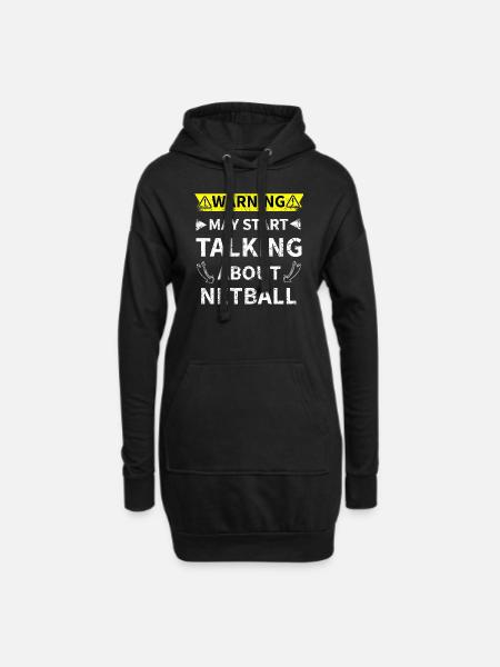 May Start Talking About Netball Netball lovers - Hoodie Dress - black