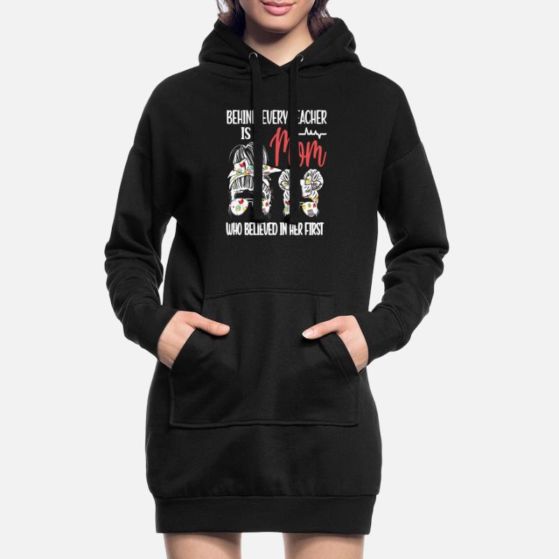 Mutter Einer Lehrerin Mama Einer Lehrerin Mutter Hoodie-Kleid