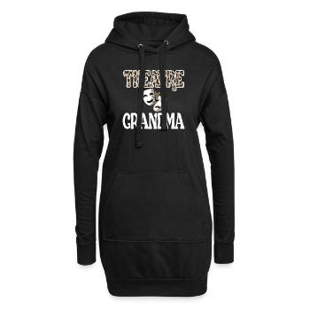 Théâtre Grand-mère Fière Théâtre Acteurs Grand-mère - Sweat-shirt à capuche long Femme - noir - Devant