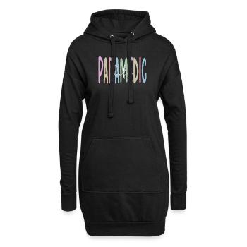 Notfallsanitäter Paramedic Rettungssanitäter - Hoodie-Kleid - Schwarz - Vorne