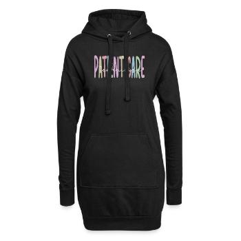 Technicien en soins aux patients Technicien en soins infirmiers - Sweat-shirt à capuche long Femme - noir - Devant