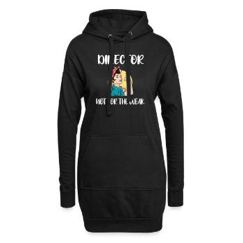 Stolzer Direktor Wertschätzung Direktor Geschenk - Hoodie-Kleid - Schwarz - Vorne