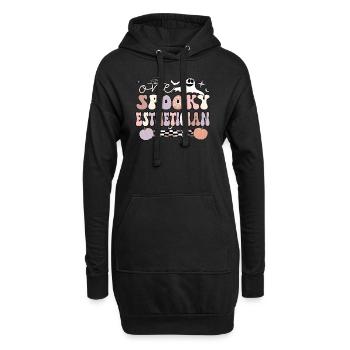 Spooky Esthetician Halloween Esttician Cadeaux - Sweat-shirt à capuche long Femme - noir - Devant