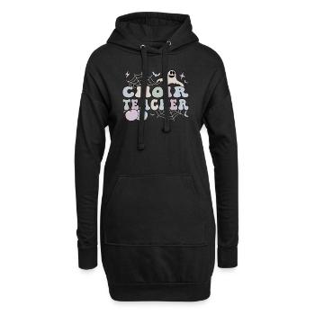 Spooky Choir Teacher Halloween Choir Teaching Gift - Hoodie-Kleid - Schwarz - Vorne
