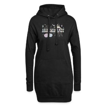 ABA Thérapeute Appliqué Comportement Analyste Halloween - Sweat-shirt à capuche long Femme - noir - Devant