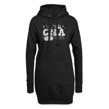 Certified Nursing Assistant CNA Nurse Halloween - Hoodie-Kleid - Schwarz - Vorne