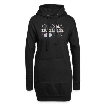 Emergency Room Nurse Halloween ER Nurse Gifts - Hoodie-Kleid - Schwarz - Vorne