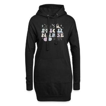 MICU Infirmière Unité de soins intensifs médicaux Halloween - Sweat-shirt à capuche long Femme - noir - Devant