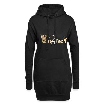 Funny Vet Tech - Hoodie Dress - black - Front