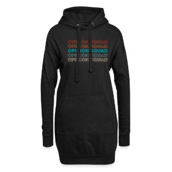 Cadre des travailleurs de la construction - Sweat-shirt à capuche long Femme - noir - Devant