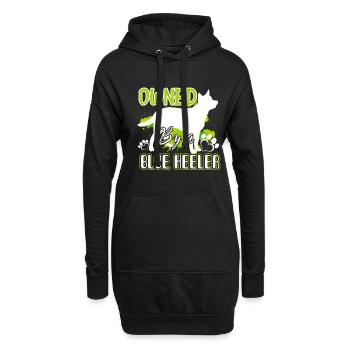 Owned By A Blue Heeler - Hoodie Dress - black - Front