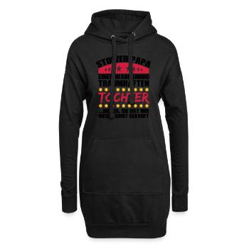 Traumhafte Tochter - Hoodie-Kleid - Schwarz - Vorne