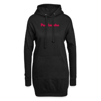 Pas touche - Sweat-shirt à capuche long Femme - noir - Devant