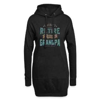 Professional Grandpa - Hoodie Dress - black - Front