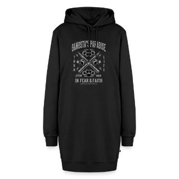 Gangstas Paradise Francfort - Sweat-shirt à capuche long Femme - noir - Devant