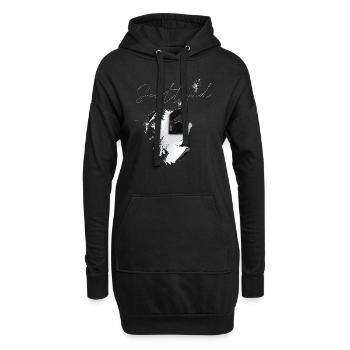Scotland Map Framed Real Football EN - Hoodie Dress - black - Front
