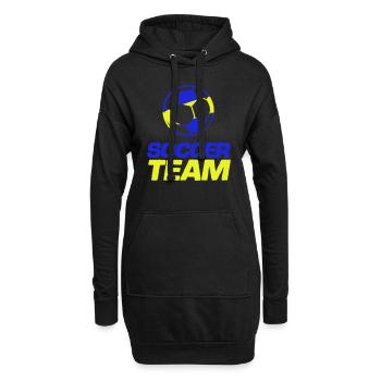 Équipe de football de Suède - Sweat-shirt à capuche long Femme - noir - Devant