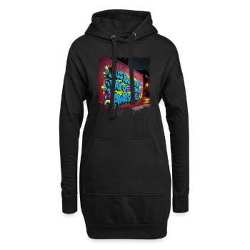 Nur ein weiterer Tag, an dem ich großartig bin - Hoodie-Kleid - Schwarz - Vorne