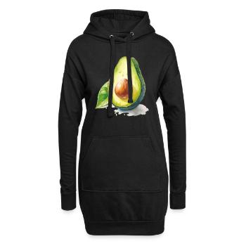 Avocado - Hoodie-Kleid - Schwarz - Vorne