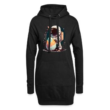 Pâques Pâques Lapin Veille de Pâques Dimanche de Pâques Oeuf de Pâques Printemps - Sweat-shirt à capuche long Femme - noir - Devant