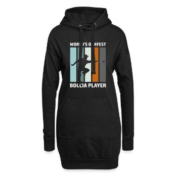 Le meilleur joueur de boccia au monde - Sweat-shirt à capuche long Femme - noir - Devant