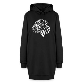 586 Boxer - Hoodie-Kleid - Schwarz - Vorne