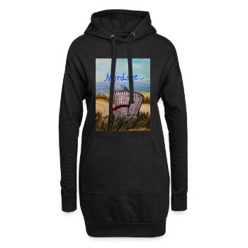 EC Travel I Holidays I North Sea I Gift I Beach - Hoodie Dress - black - Front