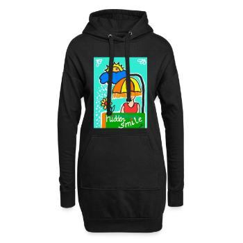 EC Woman I Positive Sayings I Mother's Day I Vacation - Hoodie Dress - black - Front
