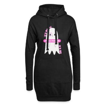 C’est moi, salut, je suis le problème - Sweat-shirt à capuche long Femme - noir - Devant