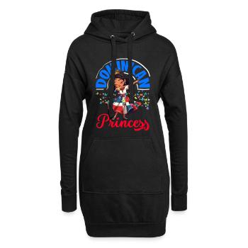 Drapeau de la République dominicaine Dom Rep Pride - Sweat-shirt à capuche long Femme - noir - Devant