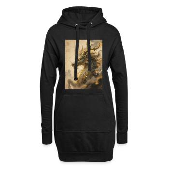 Le Pas Céleste : Qilin – Clémence Divine - Sweat-shirt à capuche long Femme - noir - Devant