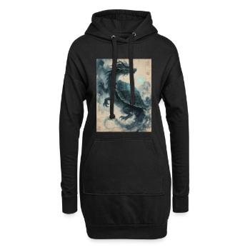 La Carapace Ancestrale : Xuangui – Stabilité - Sweat-shirt à capuche long Femme - noir - Devant